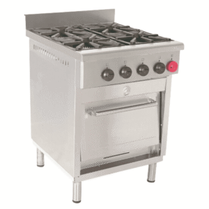 Cocina Industrial 4 Quemadores 6EA48 MAIGAS - Mundo Gastronómico Chile