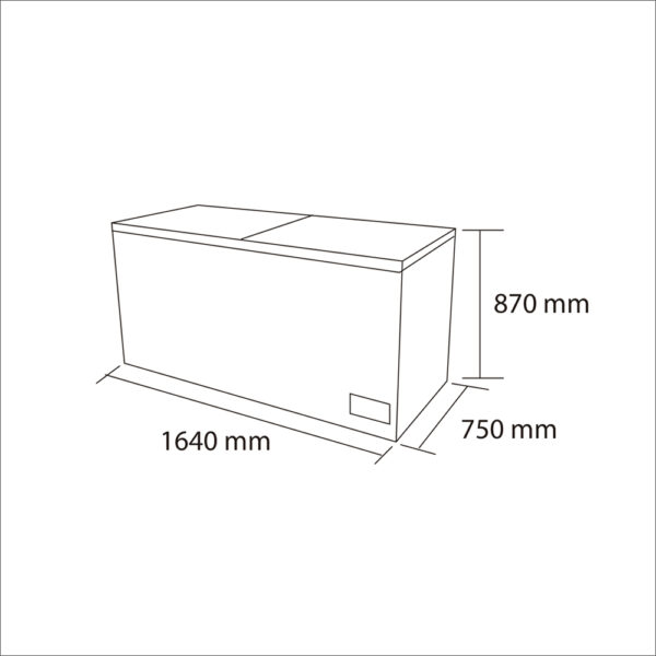 Congeladora Tapa Metálica BD-522 Litros MAIGAS