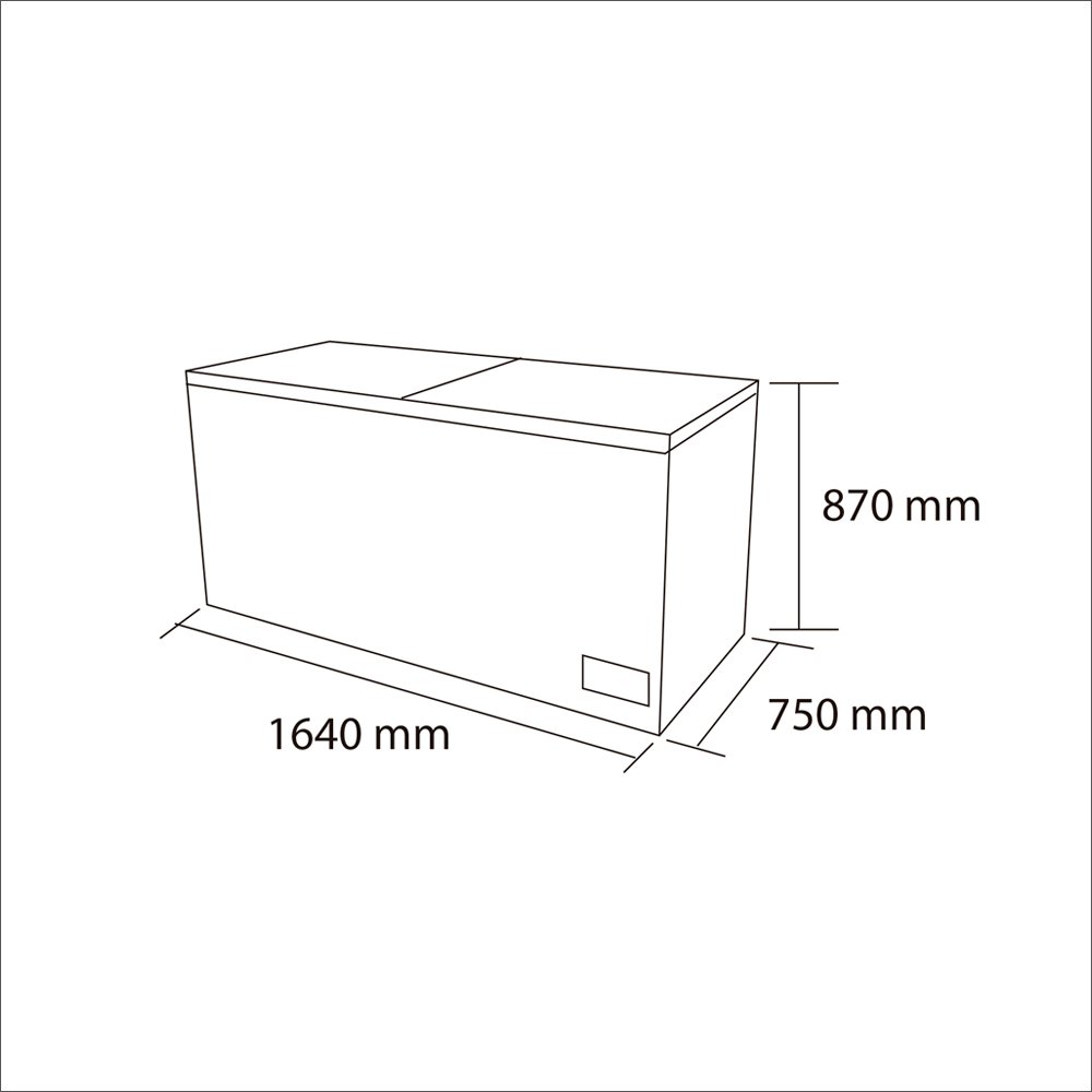 Congeladora Tapa Metálica BD-522 Litros MAIGAS