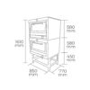 Horno 2 Cámaras 58x65 cm 6EA153R MAIGAS Horno 2 Cámaras 58x65 cm 6EA153R MAIGAS