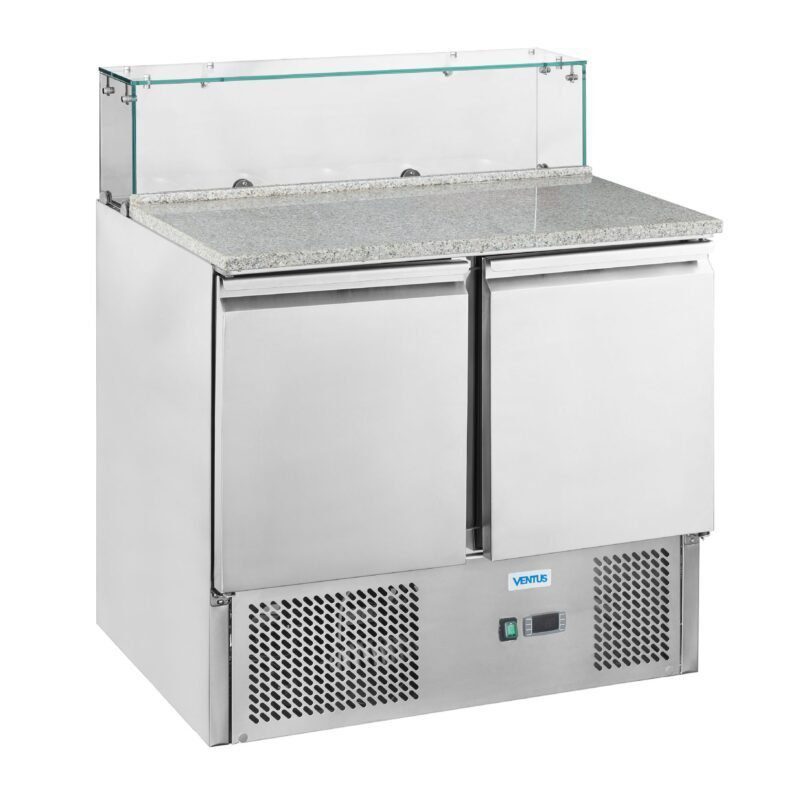Mesón Saladette Mármol VMRSL-390 BENEFIT VENTUS - Mundo Gastronómico Chile