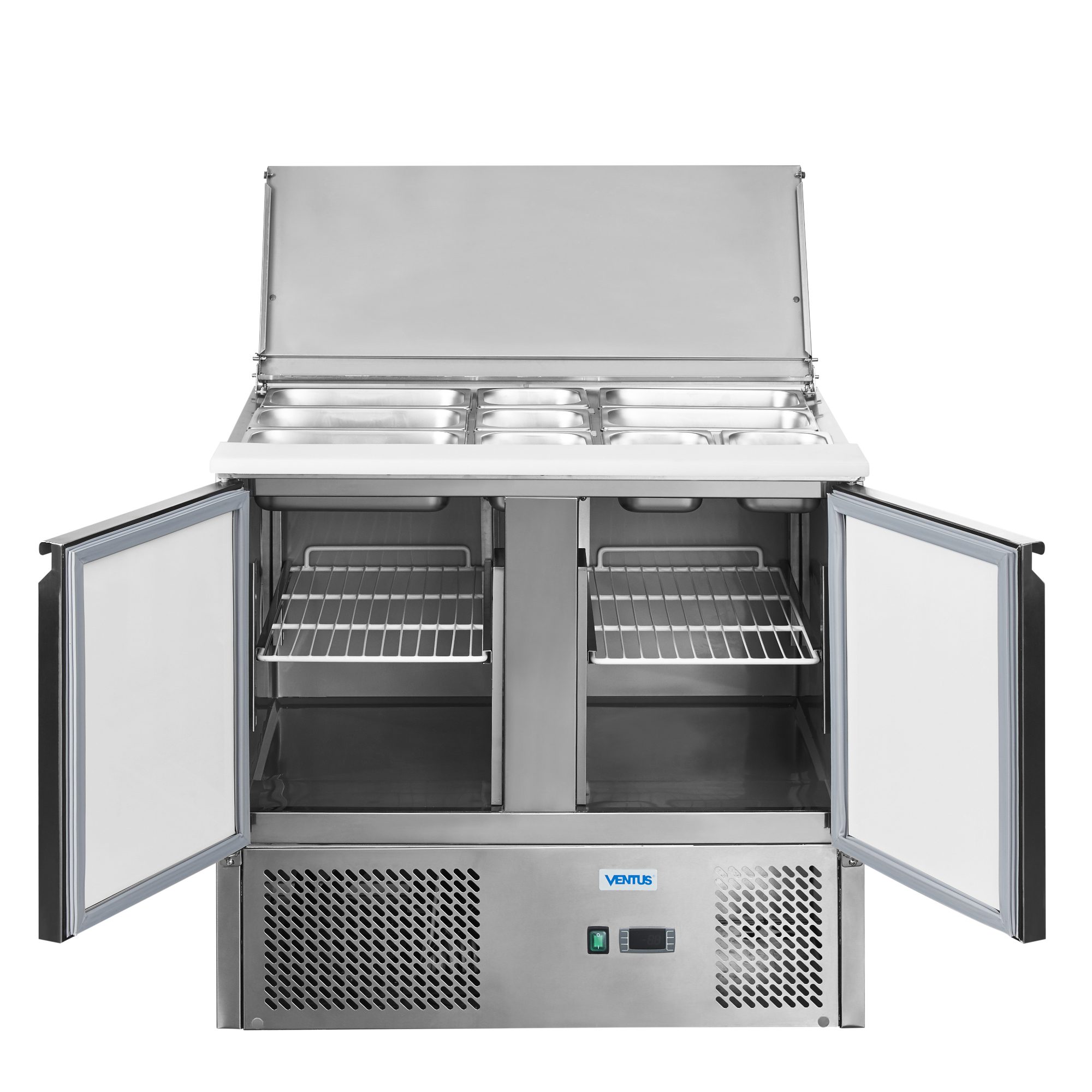 Mesón Saladette Acero VMRSL-380 BENEFIT VENTUS