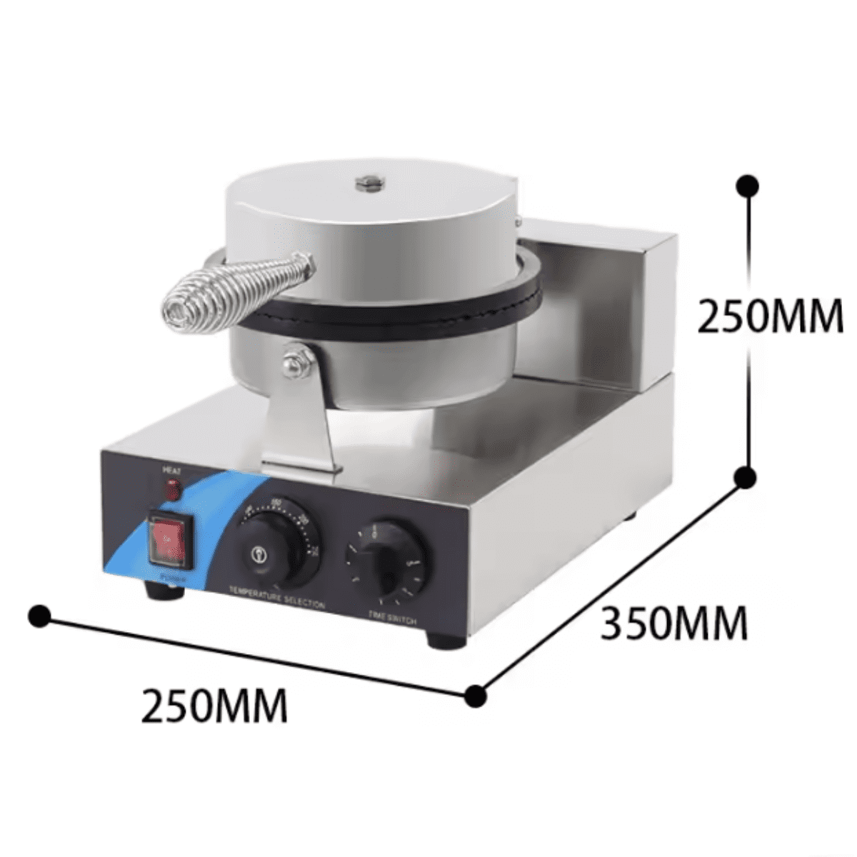 Máquina para hacer conos HCB-1 plato ECOBECK - Mundo Gastronómico