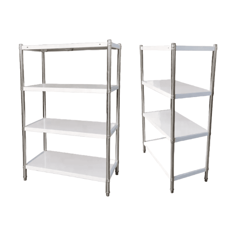 Estantería 4 Niveles 120 cm Acero Inoxidable ECOBECK