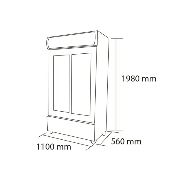 MEDIDAS Visicooler 800 Litros - MAIGAS MEDIDAS Visicooler 800 Litros - MAIGAS