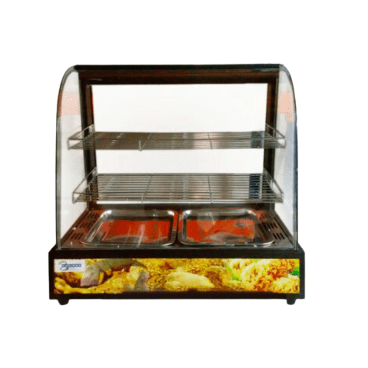 Vitrina Mantenedora NEGRO 2 Bandejas CALVAC - Mundo Gastronómico Chile