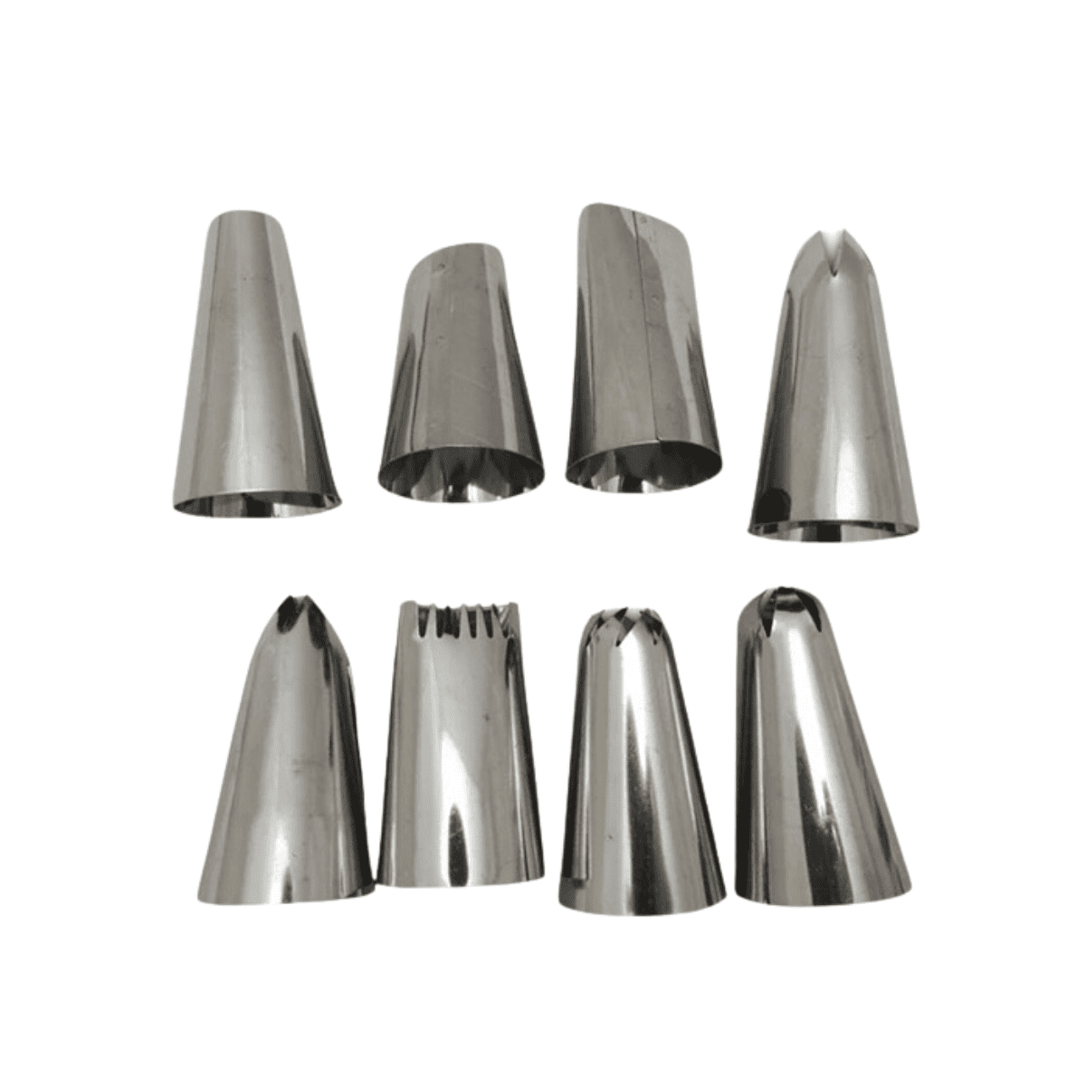 Set 8 Boquillas Pasteleras Profesionales SANTA MARIANA - Mundo Gastronómico Chile