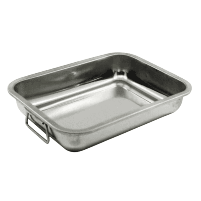 Asadera Profunda Acero 36x27x4.8 cm SANTA MARIANA - Mundo Gastronómico Chile