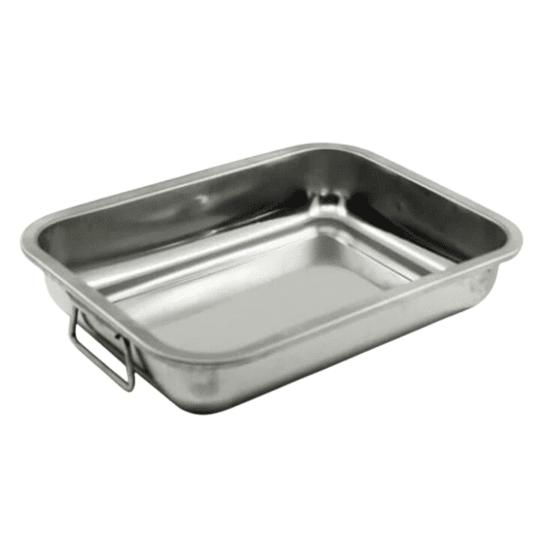 Asadera Profunda Acero 32x22x4.8 cm SANTA MARIANA - Mundo Gastronómico Chile