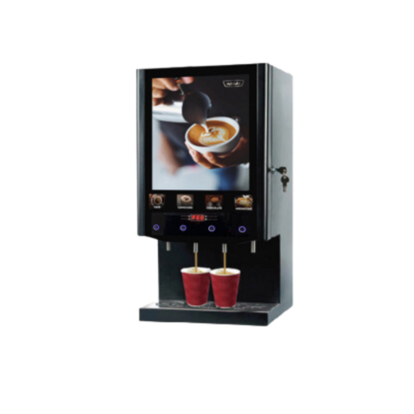 Máquina de café automática Gaia 4 sabores Panel táctil de la cafetera automática 4 sabores.