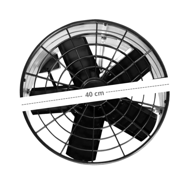 DIÁMETRO Extractor de Aire 400 mm (16") VENTISOL Extractor de Aire 400 mm 16″ VENTISOL - Mundo Gastronómico Chile
