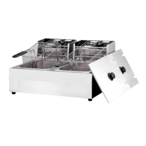 Freidora Eléctrica de 2 Depósitos HEF-82A Freidora Eléctrica de 2 Depósitos HEF-82A ITA - Mundo Gastronómico Chile
