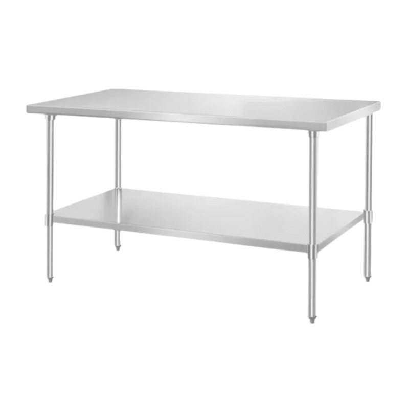 Mesón de Acero Inoxidable Central 180 cm ITA - Mundo Gastronómico Chile