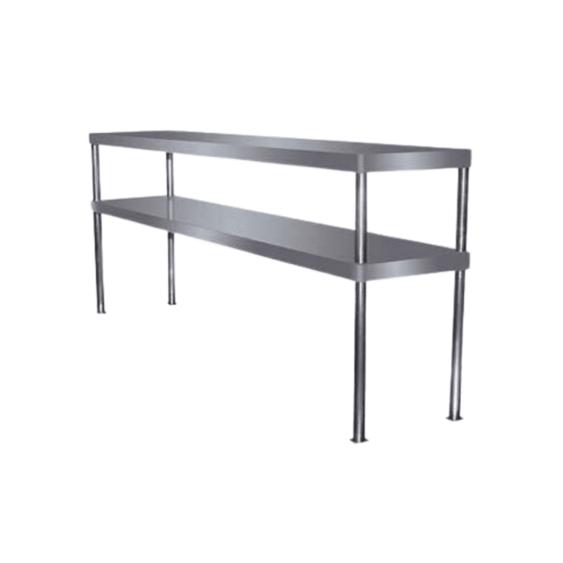 Plateo Doble 150 cm Acero Inoxidable ITA - Mundo Gastronómico Chile