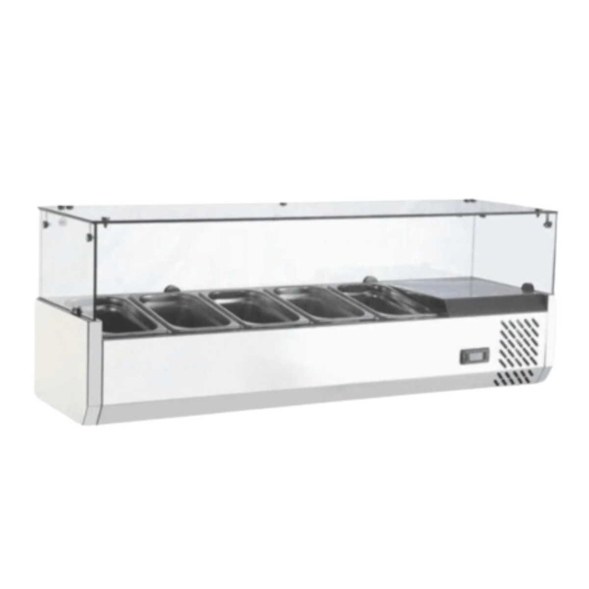 Salsera Refrigerada Sobremesa 120 cm ECOBECK - Mundo Gastronómico Chile