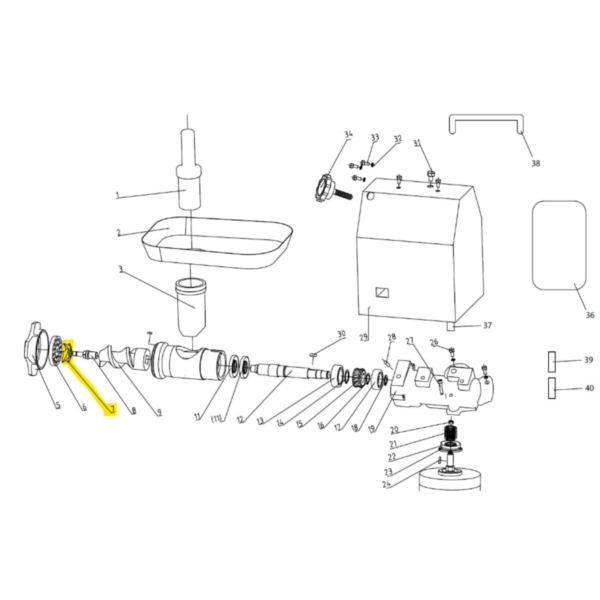 DESPIECE Cuchilla para Moledora VMCAI-12 VENTUS DESPIECE Cuchilla para Moledora VMCAI-12 VENTUS