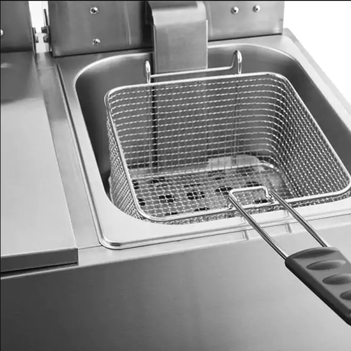 Freidora 2 Depósitos Eléctrica 6 Litros HEF-82 ECOBECK