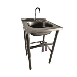 Lavamanos Acción Rodilla Acero CALVAC - Mundo Gastronómico Chile