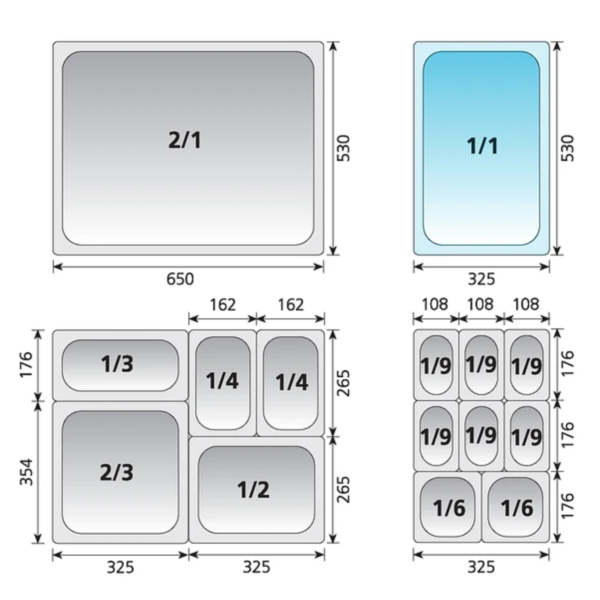 GN 1/6 15cm SANTA MARIANA